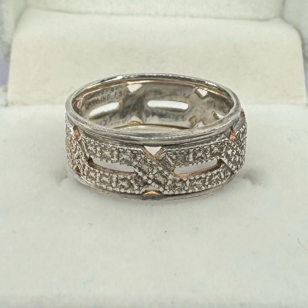 ESPO Vintage 925 Sterling Silver Ring Size 7